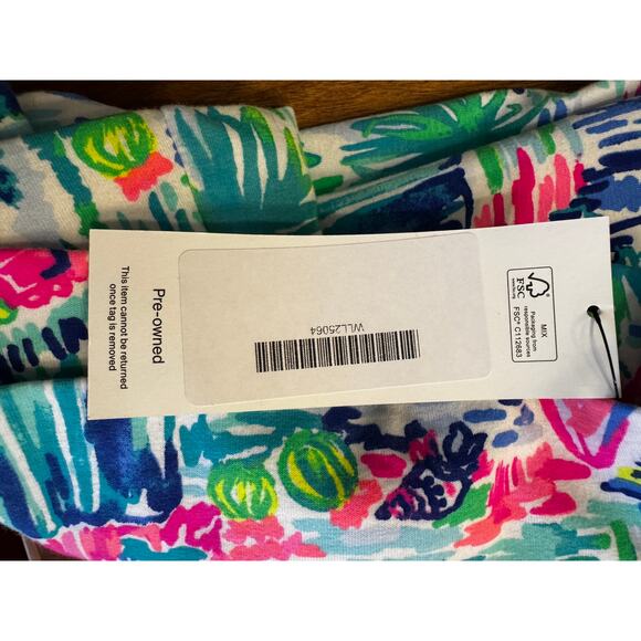 LILY PULITZER Pink Sailboat Print Shift Dress Size Small - Picture 8 of 8